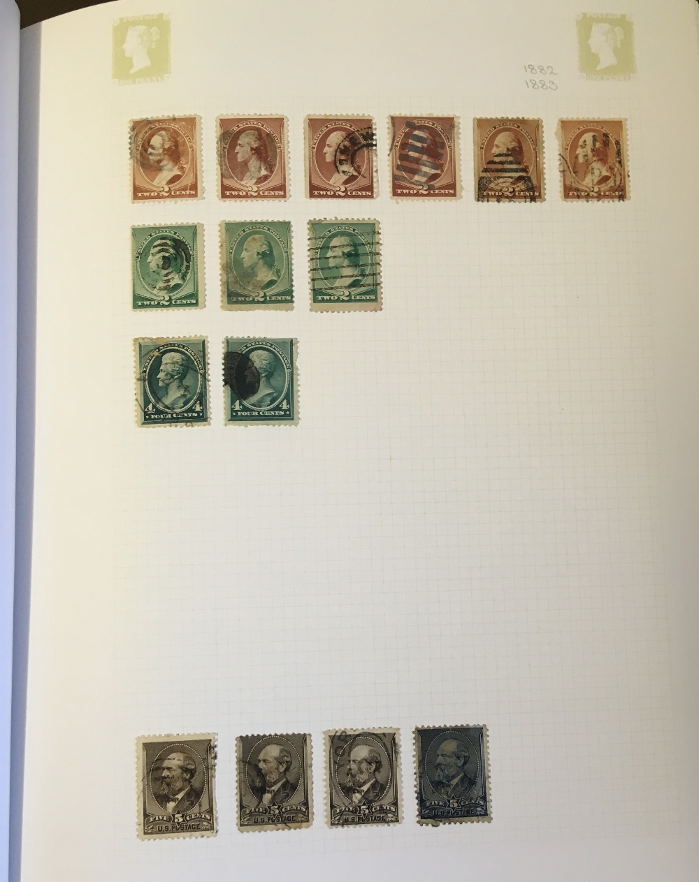 STAMPS WORLD, box with seven albums or stockbooks, - Image 7 of 8