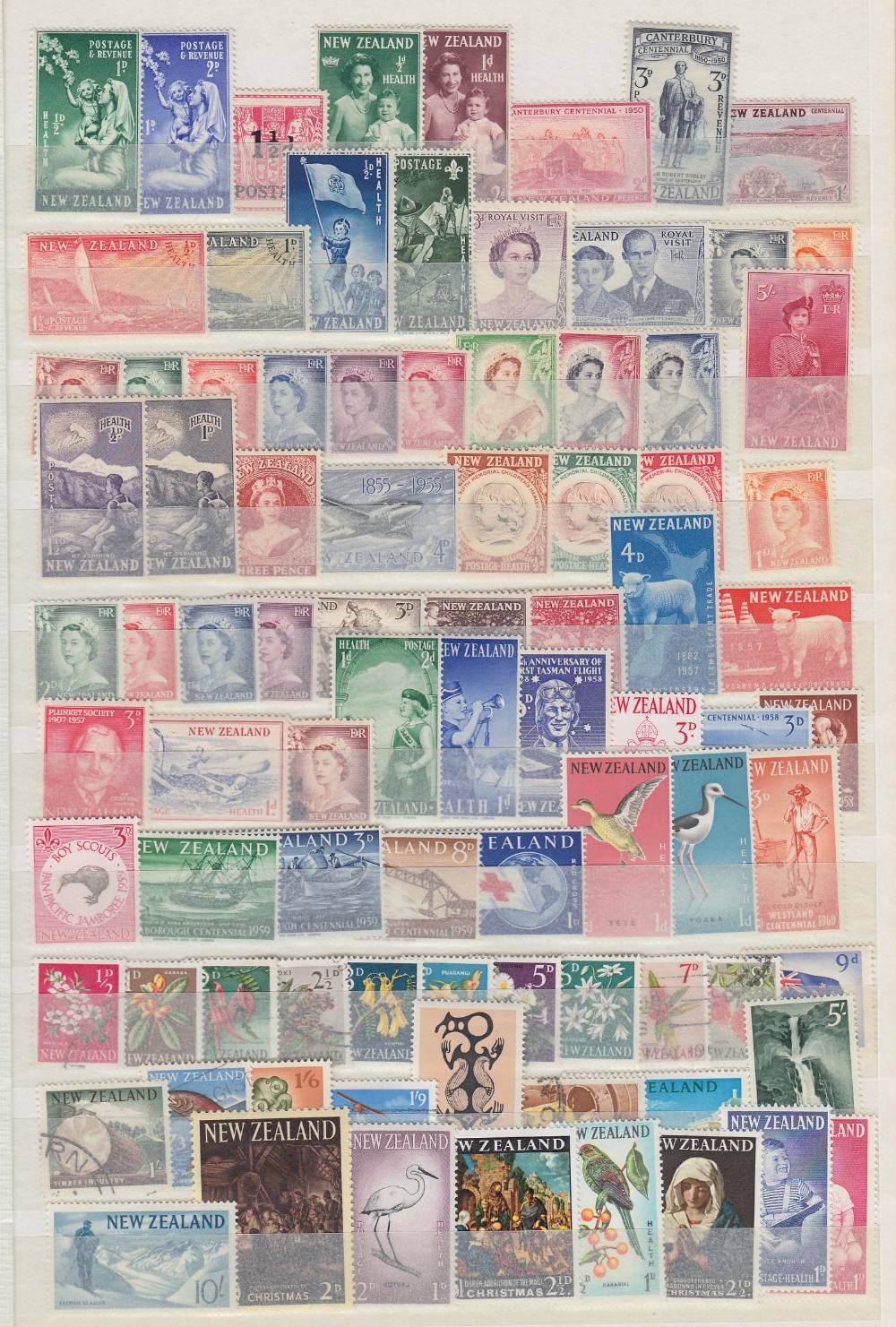 STAMPS BRITISH COMMONWEALTH, 32 page stockbook with 100s mint & used incl GB, Indian States, - Image 4 of 4