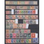 NETHERLANDS COLONIES STAMPS Mostly used accumulation on three stock pages,