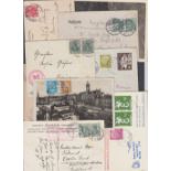 POSTAL HISTORY GERMANY, batch of various covers & cards, with airmail,