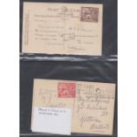GREAT BRITAIN STAMPS : Album of covers EDVII and GV, includes postage dues, registered covers,