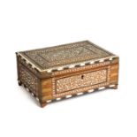 ˜A HOSHIARPUR WORKBOX, PUNJAB, INDIA, CIRCA 1900