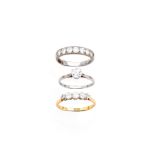 THREE DIAMOND RINGS