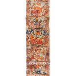 A NARRATIVE SCROLL DEPICTING SCENES FROM THE RAMAYANA, WESTERN INDIA, EARLY 20TH CENTURY
