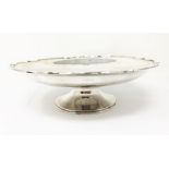 A GEORGE V SILVER PEDESTAL DISH, JAMES DEAKIN & SONS LTD., SHEFFIELD, 1924