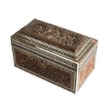 AN ANGLO-INDIAN TEA-CADDY, BOMBAY, INDIA, CIRCA 1880