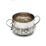 A COMMONWEALTH SILVER PORRINGER, SA IN MONOGRAM (JACKSON P.118), LONDON, 1658