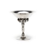 A DANISH ~GRAPE~ TAZZA, GEORG JENSEN, COPENHAGEN, POST 1945