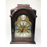 AN IRISH MAHOGANY TABLE CLOCK, THIRD QUARTER 18TH CENTURY AND LATER