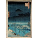 A JAPANESE WOODBLOCK PRINT, UTAGAWA HIROSHIGE (1797-1858)