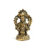 TWO BRONZE IMAGES, NEPAL, 20TH CENTURY