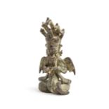 A BRONZE FIGURE OF A NAGA, NEPAL, 19TH CENTURY