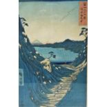 A JAPANESE WOODBLOCK PRINT, UTAGAWA HIROSHIGE (1797-1858)