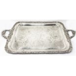AN ELECTROPLATE TRAY, BARKER BROTHERS, SHEFFIELD, EARLY 20TH CENTURY