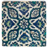 A DAMASCUS TILE, OTTOMAN SYRIA, LATE 16TH CENTURY