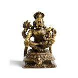 A BRONZE FIGURE OF NARASIMHA, DECCAN, SOUTHERN INDIA, 17TH / 18TH CENTURY