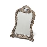 A VICTORIAN SILVER DRESSING TABLE MIRROR, HENRY MATTHEWS, BIRMINGHAM, 1900