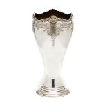 A SILVER VASE, GARRARD & CO. LTD., LONDON, 1987