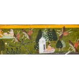 A SCENE FROM A HINDU EPIC, MEWAR, 18TH CENTURY