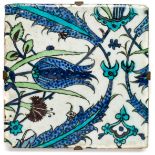 A DAMASCUS TILE, OTTOMAN SYRIA, LATE 19TH CENTURY