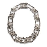 A SILVER COLLAR, LONDON, CIRCA 1900