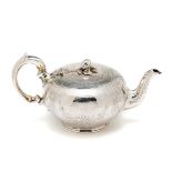 ˜A VICTORIAN SILVER TEAPOT, SAMUEL SMILEY FOR GOLDSMITHS' ALLIANCE LTD., LONDON, 1872