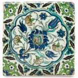 A DAMASCUS TILE, OTTOMAN SYRIA, LATE 16TH CENTURY