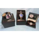 A gents Accurist wristwatch, boxed; a Beatles commemorative wristwatch boxed; and another