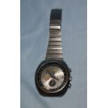 A 1970's Wyler Dynawind automatic gents wristwatch in stainless steel case with multiple