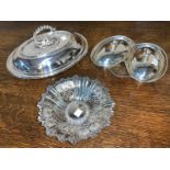 A selection of EPNS to include entrée dishes, salvers and cruets