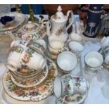 A Paragon china tea set; other china