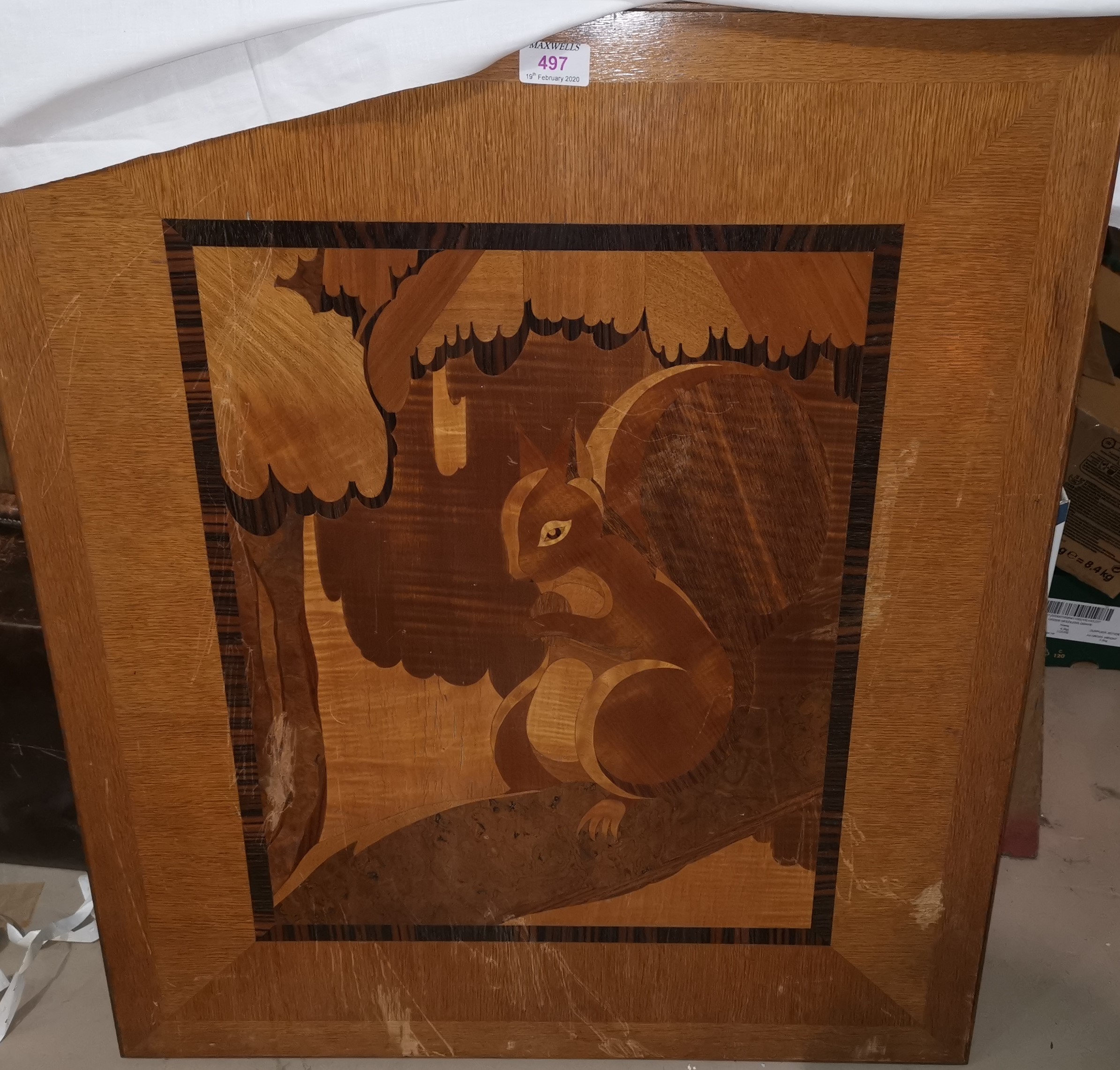 Antiques Atlas - A Decorative Marquetry Rowley Gallery Mirror