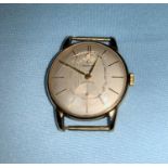 A gent's Verity wristwatch, 9 carat hallmarked gold case, with presentation inscription, net