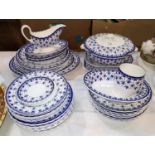 A Spode Fleur de Lys dinner service