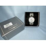 A gents Chrysler stainless steel wristwatch in original box