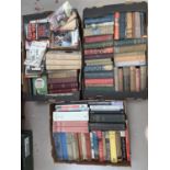 A large selection of hard back books including Tolkein etc