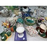 A selection of miniature and decorative china