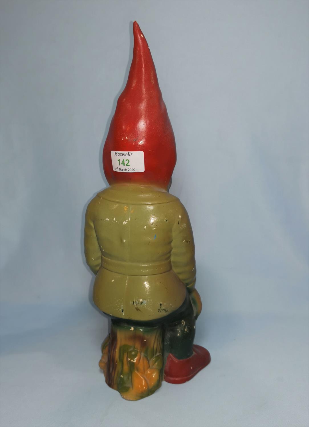 An early Sylvac seated gnome, No. 110, height 35 cm - Image 2 of 3