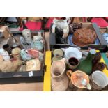 A large selection of decorative pottery