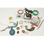 A selection of costume jewellery