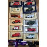 Eighteen Lledo diecast vehicles, 14 in original boxes