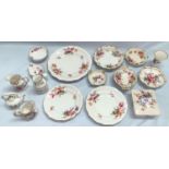An assortment of Royal Crown Derby 'Derby Posies' trinket ware (15 pieces)