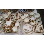 A large selection of Royal Albert Old country Roses tea and dinner ware