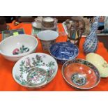 4 various fruit bowls including Portmeirion, Coalport Indian Tree; Copeland Spode 'Italian' Maling