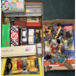 A collection of cars: Shuco 'Old Timer', etc., boxed; a Corgi Leyland Tiger coach; etc.; toy animals