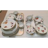An Evesham Royal Worcester dinnerware approx 44 pieces
