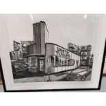 Bruce McCombs, 1943 - : White Tower, artist signed print, 49/200, 24" x 30", framed and glazed