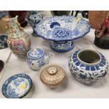 A selection of Chinese ceramics and other ceramics
