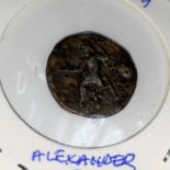 A silver coin attributed to Alexander the Great Macedonia 336 - 323BC