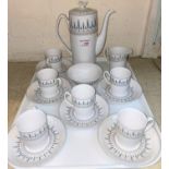 A 15 piece coffee set, "Brussels" by Spode